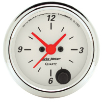 Klocka 52mm 12HR ANALOG ARCTIC Vit